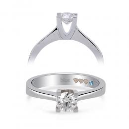 0,18 Karat Pırlanta Tektaş Yüzük