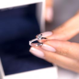 0,20 Karat Pırlanta Tektaş Yüzük