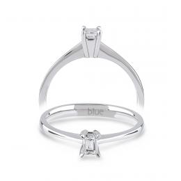 0,15 Karat Octagon Pırlanta Tektaş Yüzük