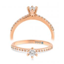 0,22 Karat Pırlanta Tektaş Yüzük