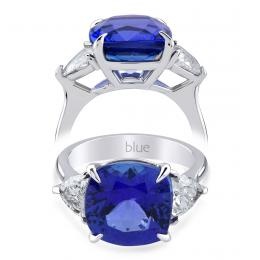 7,13 Karat Pırlanta Tanzanit Yüzük