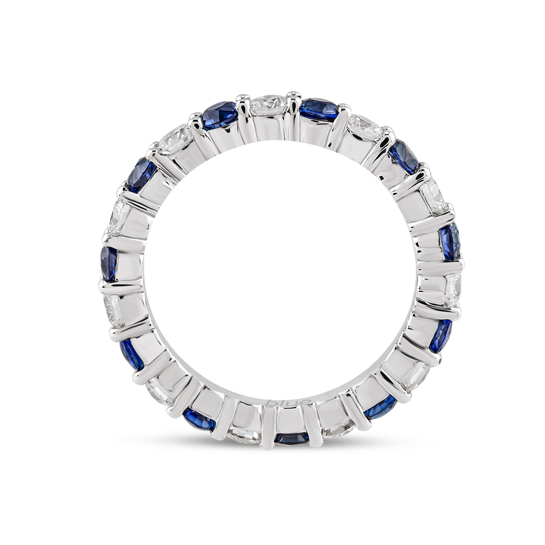 2,30 Karat Pırlanta Safir Tamtur Yüzük