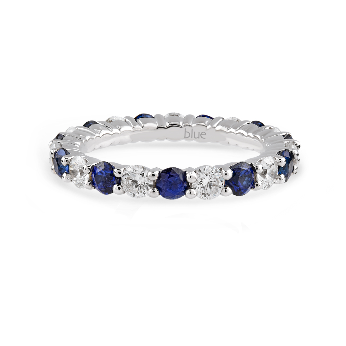 2,30 Karat Pırlanta Safir Tamtur Yüzük