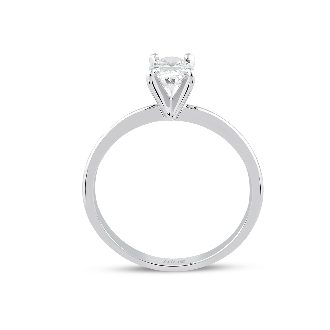 0,50 Karat Oval Pırlanta Tektaş Yüzük